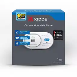 10-Year Battery CO Detector with Low-Level Alerts and Digital Backlit ...