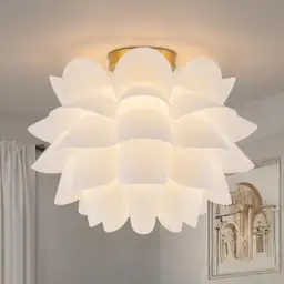 15.75" Gold Flush Mount Ceiling… — Photo 1