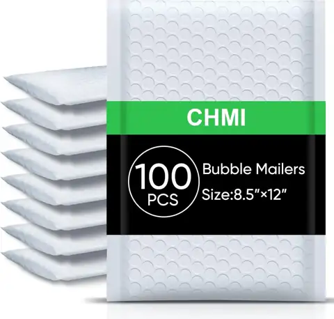 CHMI White Bubble Mailers 8.5… — Photo 1