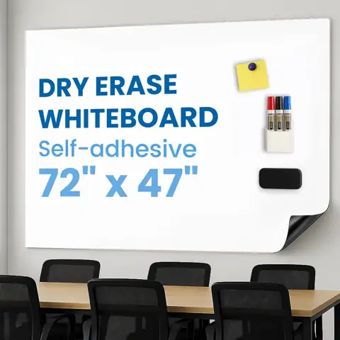 YOUNGJQ Magnetic Whiteboard Contact Paper… — Photo 1