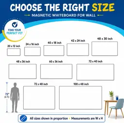 YOUNGJQ Magnetic Whiteboard Contact Paper… — Photo 2