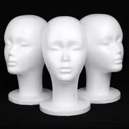 Leeven Styrofoam Wig Heads Foam… — Photo 1