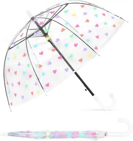 Kids Clear Bubble Umbrella with… — Photo 1