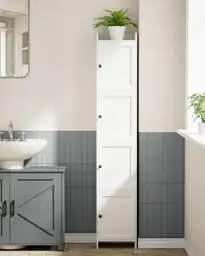 Slim Bathroom Storage Cabinet, Reversible… — Photo 2