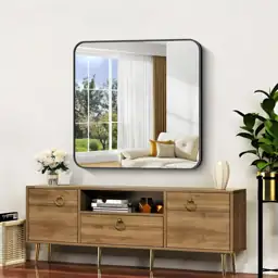 Bathroom Mirror 36x36 Black Square… — Photo 2