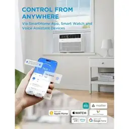 Midea MAW14S1VWT-A 14,000 BTU Smart… — Photo 2