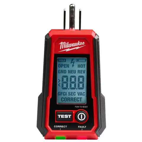 Digital GFCI Receptacle Tester — Photo 1