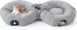 Pawaboo 2-in-1 Cat Tunnel Bed,… — Photo 1