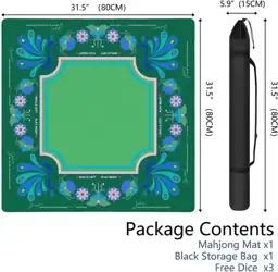 Mahjong Table Mat with Carrying… — Photo 2
