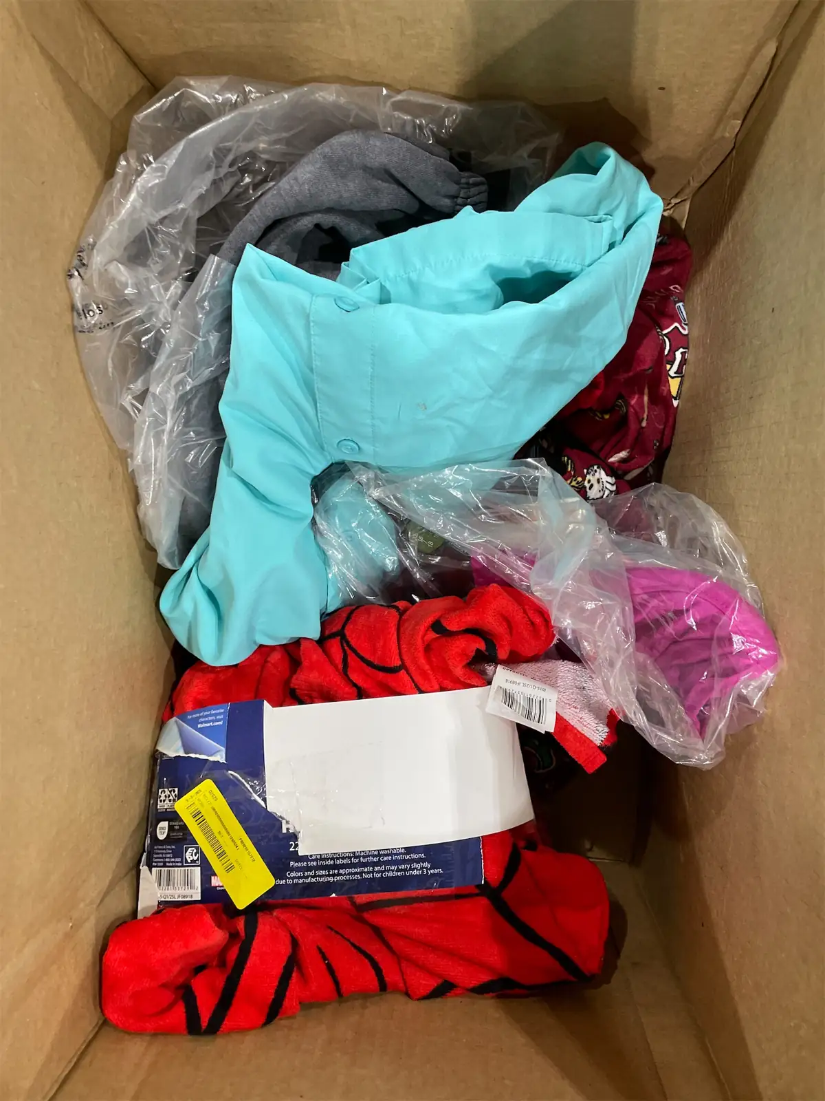 Walmart Assorted Clothing Lot Box — Photo 1