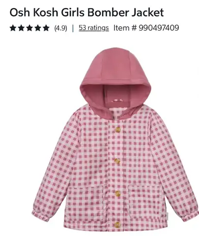 Osh Kosh Girls Bomber Jacket… — Photo 1