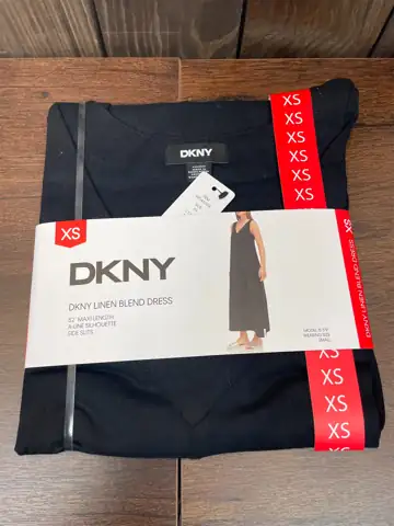 DKNY Linen Blend Dress — Photo 1