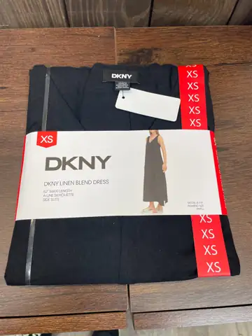 DKNY Linen Blend Dress — Photo 1