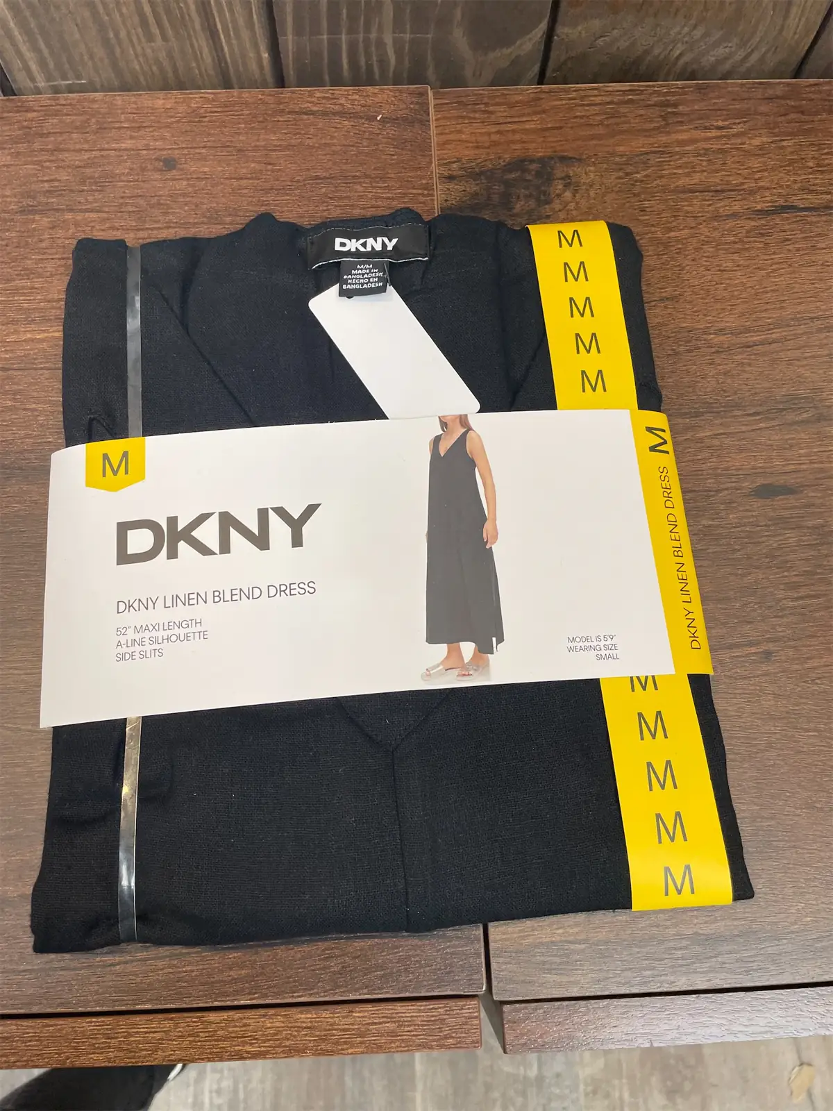 DKNY Linen Blend Dress — Photo 1