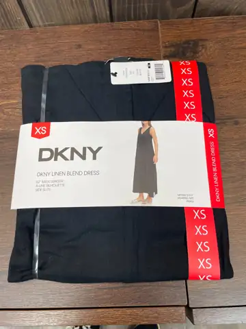 DKNY Linen Blend Dress — Photo 1