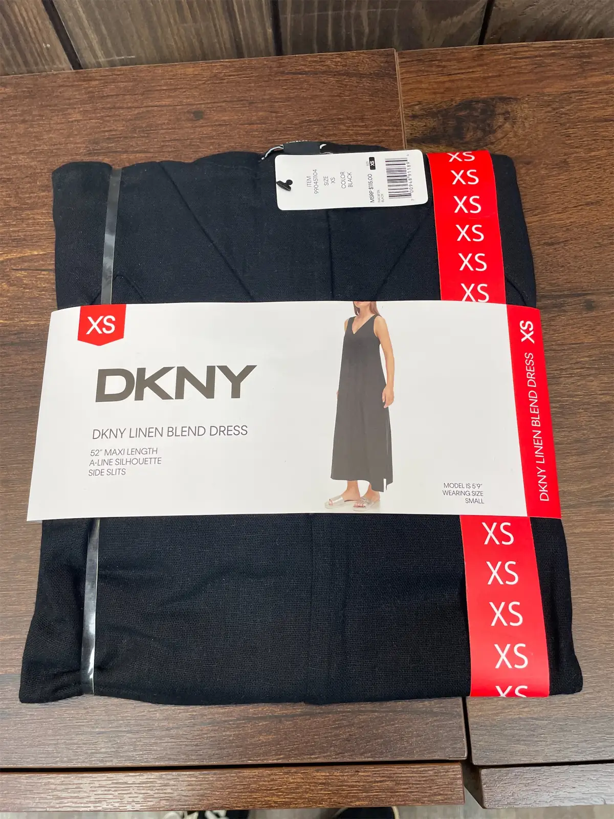 DKNY Linen Blend Dress — Photo 1