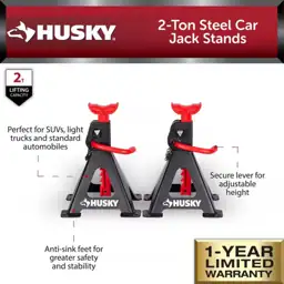 Husky 2 Ton Jack Stands — Photo 2