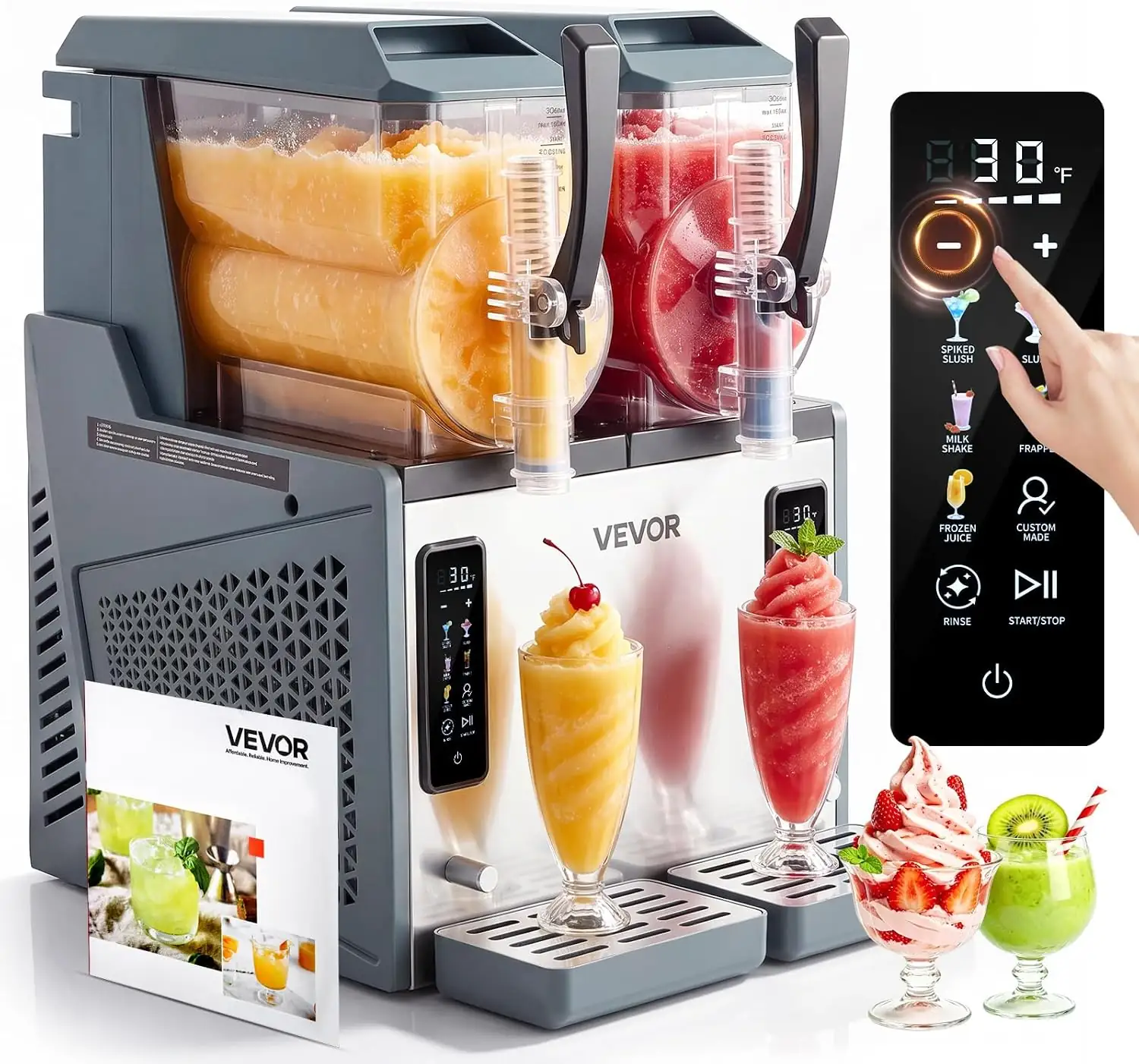 VEVOR Slushie Machine, 4L/135oz, 2… — Photo 1