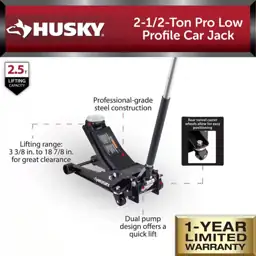 Husky 2.5-Ton Pro Low Profile… — Photo 2