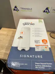 Diaper Genie Signature Pail, White,… — Photo 3