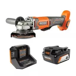 18V Cordless 4-1/2 in. Angle Grinder Kit with 4.0 Ah Battery and ...