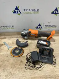 18V Cordless 4-1/2 in. Angle Grinder Kit with 4.0 Ah Battery and ...