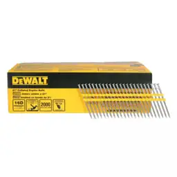 DEWALT 3-1/2 in. x 0.131 in. 21 Collated Bright Finish Duplex Nails ...