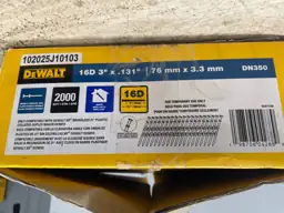 DEWALT 3-1/2 in. x 0.131 in. 21 Collated Bright Finish Duplex Nails ...