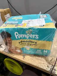 Pampers Swaddlers Newborn Diapers, Size… — Photo 3