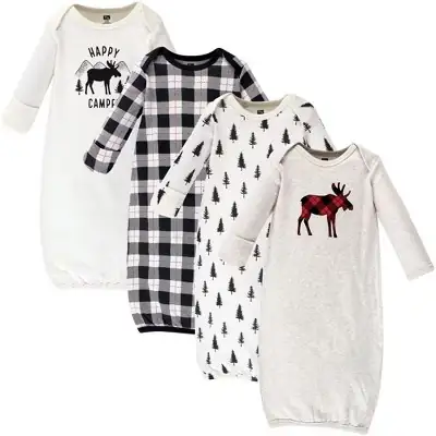 Hudson Baby Cotton Gowns, Moose,… — Photo 1
