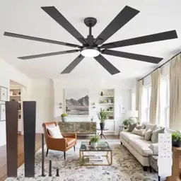 72 in. Indoor/Outdoor Matte Black… — Photo 1