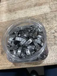 1/2 in. Stainless-Steel Poly Pipe Pinch Clamp Jar (100-Pack) | Triangle ...