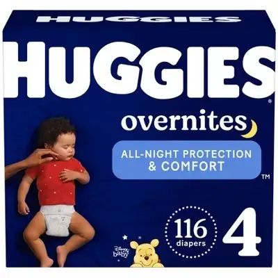 Huggies Disposable Overnight Diapers -… — Photo 1