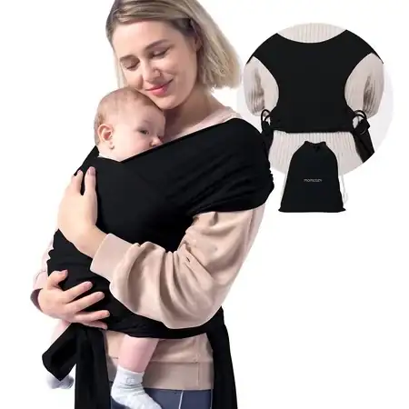 Momcozy Baby Wrap Carrier, Adjustable… — Photo 1