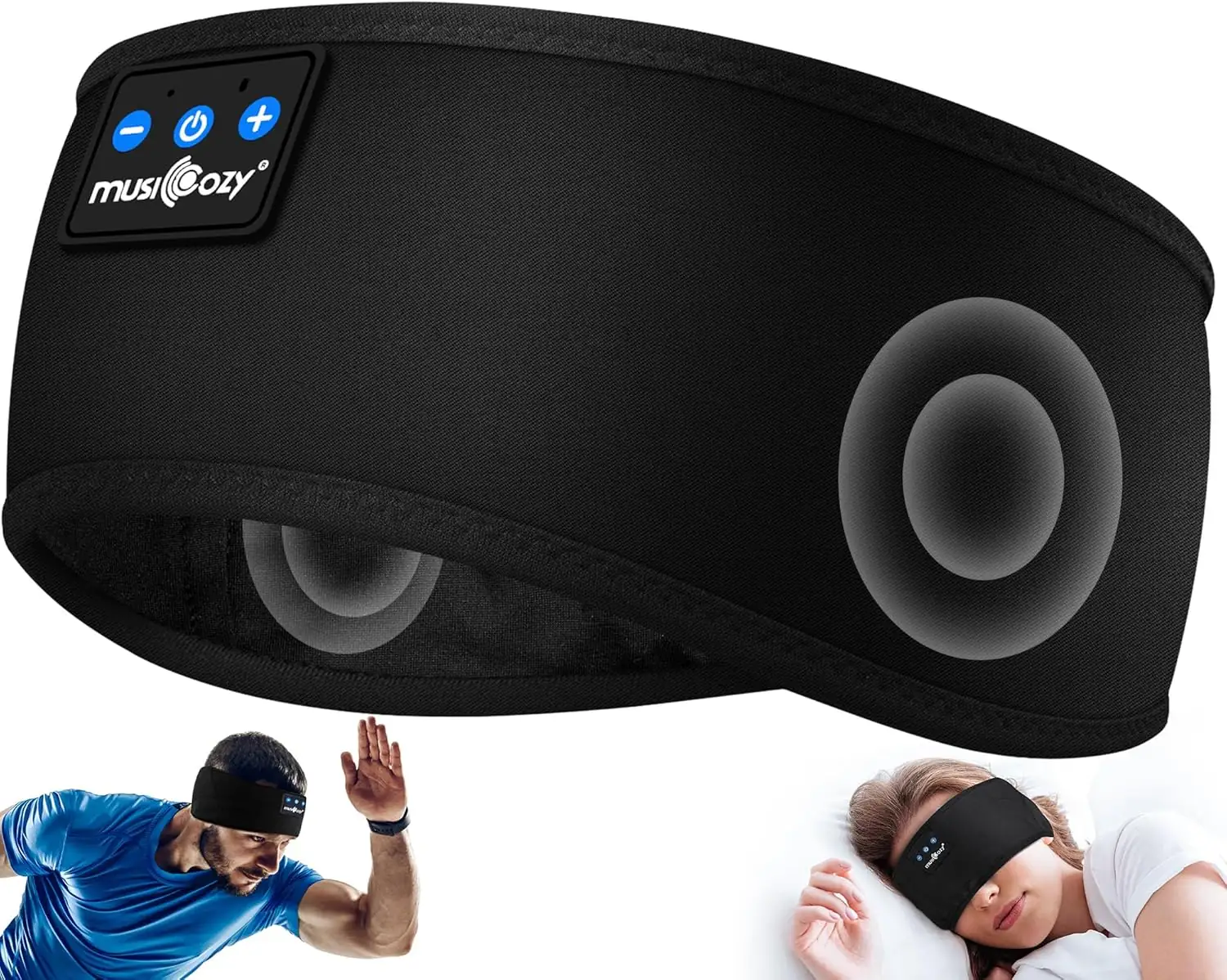 MUSICOZY Sleep Headphones Bluetooth Headband… — Photo 1