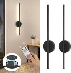 Battery Operated Wall Sconces Set… — Photo 1