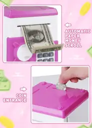 PLAYSHEEK Piggy Bank for Girls… — Photo 2