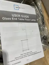Mainstays Glass End Table Floor… — Photo 4