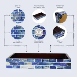 Handicrafts Home Bone Inlay Indigo… — Photo 2
