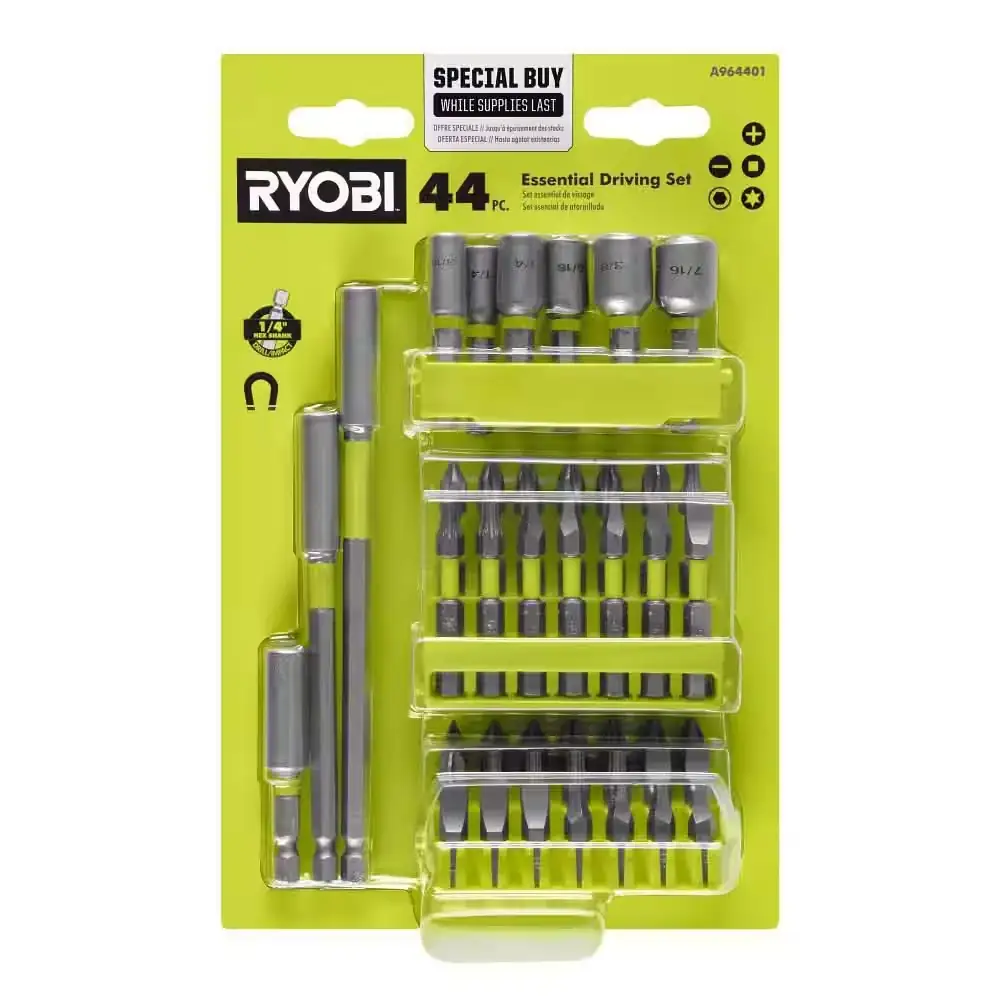 RYOBI Essentials Driving Set (44-Pieces) — Photo 1