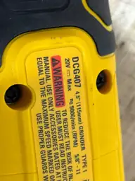 20-Volt MAX Cordless Brushless 4-1/2… — Photo 6