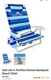 Salt life beach chair — Photo 1