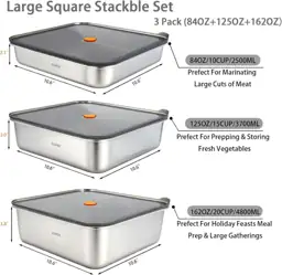 YUPER Stainless Steel Food Storage… — Photo 2