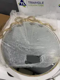 Bow Mirror, White Vintage Round… — Photo 4