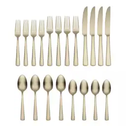 Aptitude 20-Piece Champagne 18/0-Stainless Steel… — Photo 2