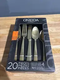 Aptitude 20-Piece Champagne 18/0-Stainless Steel… — Photo 3