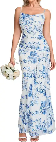 URYIAO Floral Wedding Guest Maxi… — Photo 1