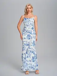 URYIAO Floral Wedding Guest Maxi… — Photo 2