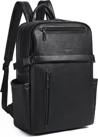 Leather Laptop Backpack for Women,… — Photo 1