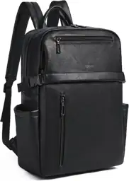 Leather Laptop Backpack for Women,… — Photo 1